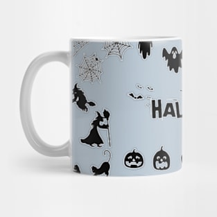 Halloween pattern mask Mug